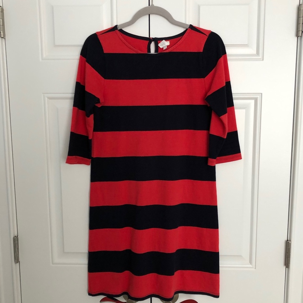 JCrew Rugby Stripe Dress